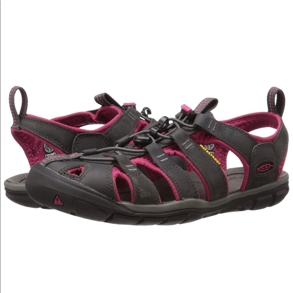 NWB Keen Clearwater CNX Leather Sandals Wmns Sz 5 - Picture 3 of 9
